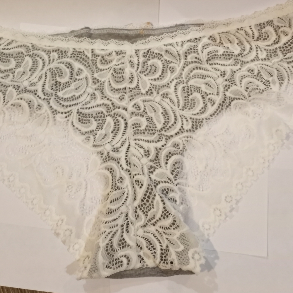 Cotton & lace back Cheeky panties